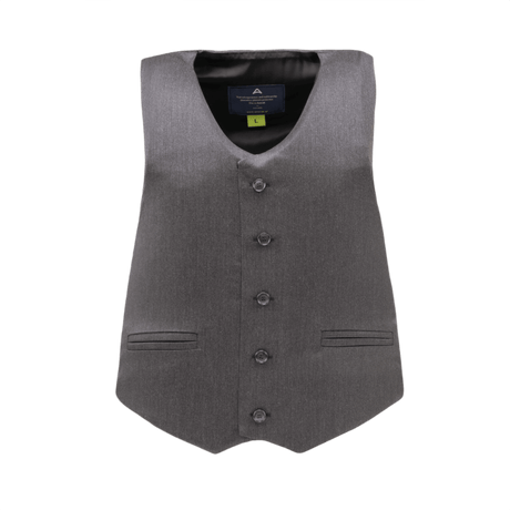 Anorak Titanium® VIP I Stik og Skudsikker Vest i grå farve, designet til omfattende kropsdækning og lav synlighed, set forfra.