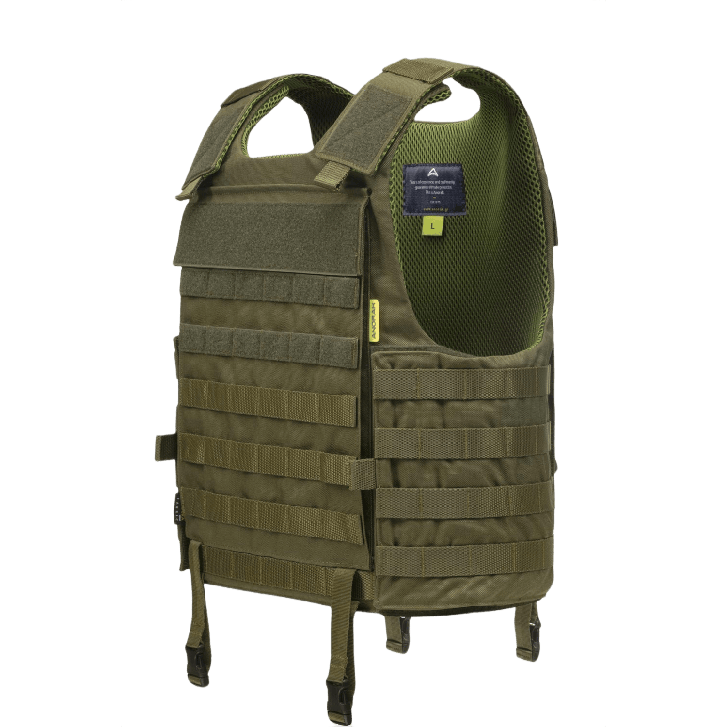 Anorak Chromium® Tactical I Skudsikker Vest med CORDURA® ydre og Coolmax® fresh liner, designet til maksimal beskyttelse og komfort.