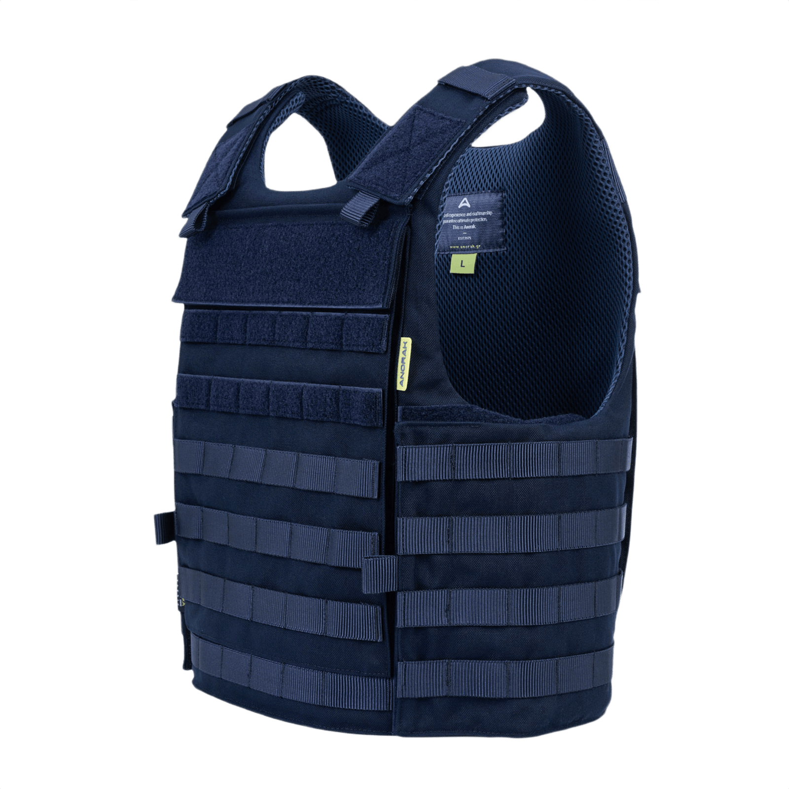 Anorak Niobium® Tactical I Stik & Skudsikker Vest i sort, kropspanservest med multi-trussel beskyttelse mod skydevåben og knive.