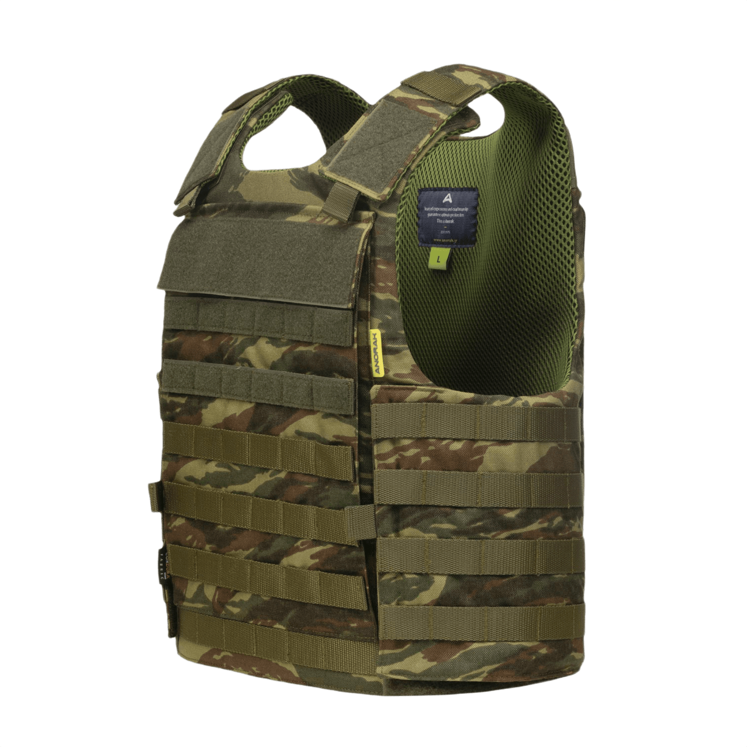 Anorak Tactical I Cover med ergonomisk design og PALS webbing, ideel til politi og forsvarspersonale for øget funktionalitet.