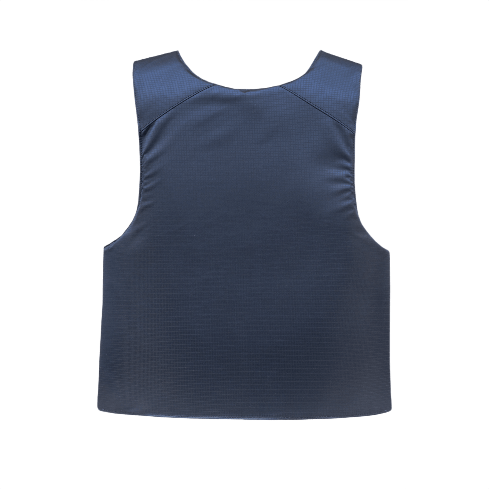 Anorak Titanium® Concealable IV Stik & Skudsikker Vest i dybblå, bagfra visning, NIJ niveau IIIA beskyttelse.