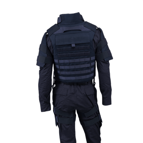 Anorak Titanium® Tactical II - full set softbody-vest, NIJ Level IIIA protection, police special forces gear, rear view