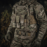 M-Tac taske til 2 magasiner i robust Cordura stof, ideel til taktisk brug i militæret, med lineær densitet på 1000d og 500d.