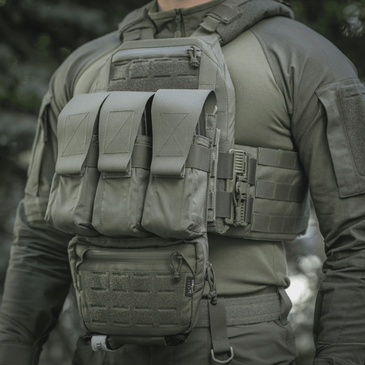 M-Tac taske til 2 magasiner i slidstærk Cordura-materiale til taktisk brug