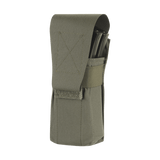 M-Tac taske til 2 magasiner i robust Cordura 500d materiale til taktisk brug, ideel til militær og politi udstyr.