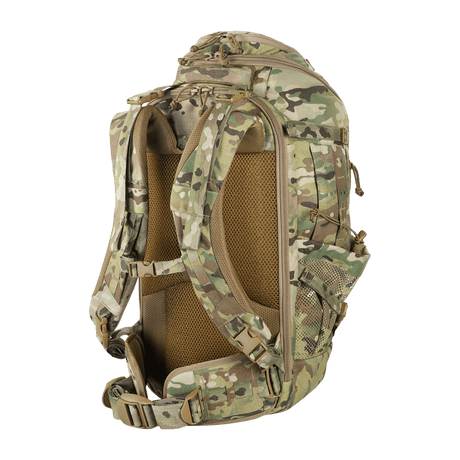 M-Tac Rygsæk Gen. III Elite – Small i camouflagedesign med MOLLE LASER CUT-system for fleksibilitet og holdbarhed.
