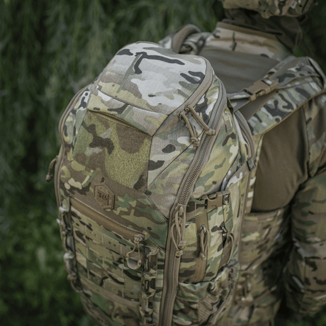 M-Tac Rygsæk Gen. III Elite – Small, ergonomisk design med slidstærkt Cordura-materiale og MOLLE LASER CUT-system, camouflage