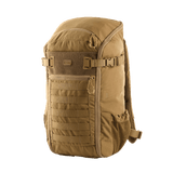 M-Tac Rygsæk Gen. II Elite – Small i tan farve med MOLLE-paneler og meshlommer, ideel til praktisk og sikker opbevaring.