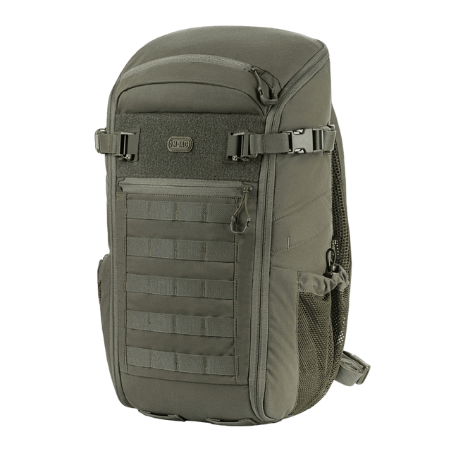 M-Tac Rygsæk Gen. II Elite – Small, åbner som en kuffert med MOLLE-paneler og mesh-lommer til sikker opbevaring.