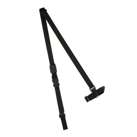 M-Tac Våbenbælte med Tre Punkter, ideelt til patruljering og taktiske opgaver i urbane miljøer med høj holdbarhed.