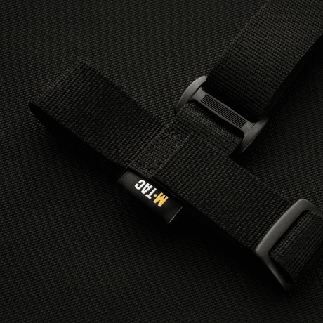 Detalje af M-Tac Våbenbælte med Tre Punkter lavet af Texcel stropper med holdbar WJ hardware til taktiske formål
