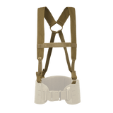 M-Tac Skulderstropper til taktisk bælte Elite i khaki farve, designet til optimal komfort og justering med fire monteringspunkter.