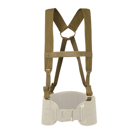 M-Tac Skulderstropper til taktisk bælte Elite i khaki farve, designet til optimal komfort og justering med fire monteringspunkter.