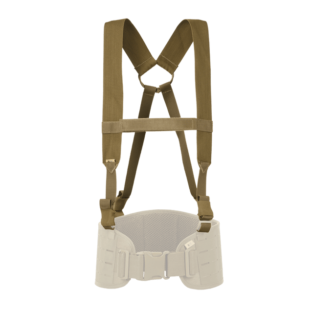 M-Tac Skulderstropper til taktisk bælte Elite i khaki farve, designet til optimal komfort og justering med fire monteringspunkter.