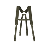 M-Tac Skulderstropper til taktisk bælte Elite i grønt MIL-SPEC webbing til justerbar komfort og støtte, set fra fronten.