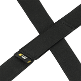 M-Tac Elastiske Selestropper L7, sorte krydsede remme med velcro til arktiske vinterbukser, justerbar højde, stabil monteringsmulighed.
