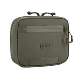 M-Tac organizer pouch Elite, universel taktisk taske til EDC-udstyr med MOLLE-system og 90 graders åbning for nem adgang.