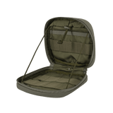 M-Tac organizer pouch Elite med åben 90-graders design, ideel til taktisk opbevaring og fastgørelse via M.O.L.L.E.-systemet.