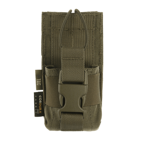 M-Tac Radio Pouch Motorola 4400/4800 i robust design med MOLLE-system, nem adgang til betjeninger. Farve: khaki. Materiale: Cordura.