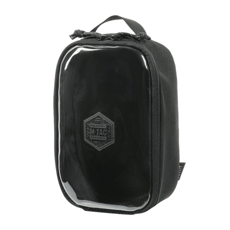 M-Tac Utility Organizer Transparent Elite Small Gen. II, sort taske i holdbar Cordura med gennemsigtig front