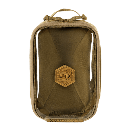 M-Tac Utility Organizer Transparent Elite Small Gen. II lavet af holdbart Cordura 500D med gennemsigtigt PVC-frontpanel.