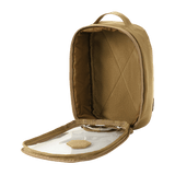 M-Tac Utility Organizer Transparent Elite Small Gen. II åben med gennemsigtigt forpanel og holdbar Cordura 500D konstruktion