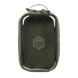 M-Tac Utility Organizer Transparent Elite Small Gen. II i slidstærkt Cordura 500D, ideel til EDC-udstyr og våbentilbehør.
