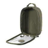 M-Tac Utility Organizer Transparent Elite Small Gen. II i slidstærk Cordura 500D med gennemsigtigt PVC-frontpanel, åben visning