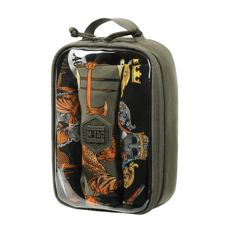 M-Tac Utility Organizer Transparent Elite Small Gen. II i slidstærk Cordura og gennemsigtig PVC til opbevaring og sikkerhed af udstyr.