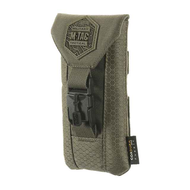M-Tac Smartphone Taske Elite Medium Hex i sort CORDURA HEX 1000D materiale til smartphones op til 5,8 tommer.