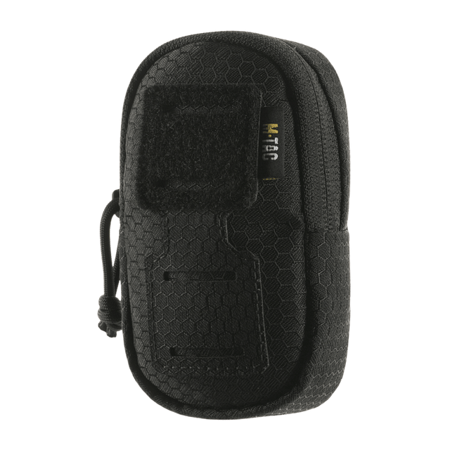 Sort M-Tac PC Utility Taske Elite Hex til hurtig adgang med MOLLE-system. Lavet af robust Cordura HEX for holdbarhed og stil.