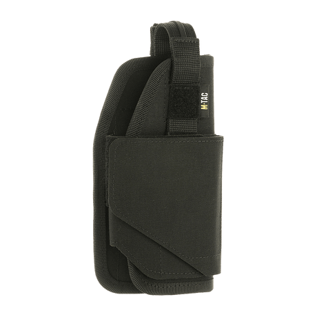 M-Tac Universal Taktisk Hylster Elite Højre af Cordura 500D med justerbar strop og MOLLE-interface. Passer til pistoler som Glock 17.