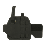 M-Tac Universal Taktisk Hylster Elite Højre i sort Cordura 500D med justerbar strop og MOLLE-interface til sikker pistolopbevaring.