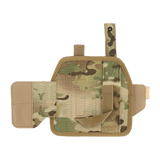 M-Tac Universal Taktisk Hylster Elite Højre i lamineret Cordura 500D med justerbar strop og Velcro-lås, set fra siden.