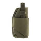 M-Tac Universal Taktisk Hylster Elite Højre lavet af lamineret Cordura 500D med Laser Cut og justerbar strop til pistoler som Glock 17.