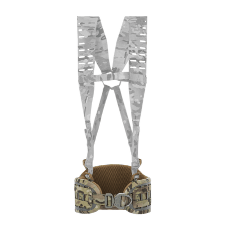 M-Tac Taktisk Krigsbælte Tiger D-Ring Cobra med robust Cordura 500D materiale, ideel til moderne soldats udrustning.