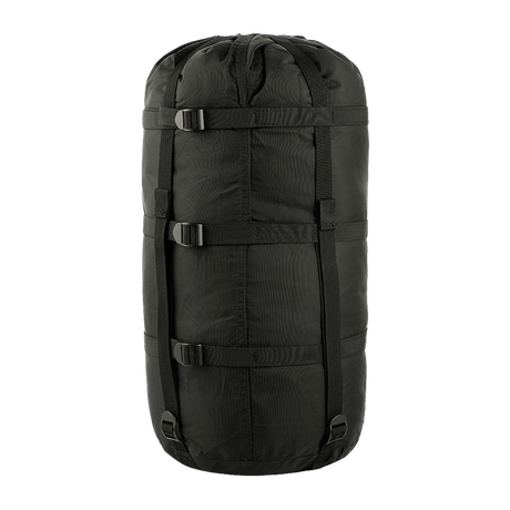 M-Tac Kompressionspose i slidstærkt nylon med kompressionsstropper, vandafvisende til opbevaring og transport af udstyr