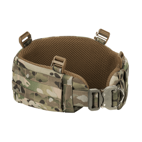 M-Tac Krigsbælte ARMOR Tegris D-Ring Cobra i Multicam med slidstærk Cordura 500D til taktisk brug og moderne krigere.
