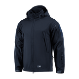 M-Tac Soft Shell Jakke med polyuretan-membran og fleece-lag, beskytter mod vind og vejr, letvægtsdesign i sort farve
