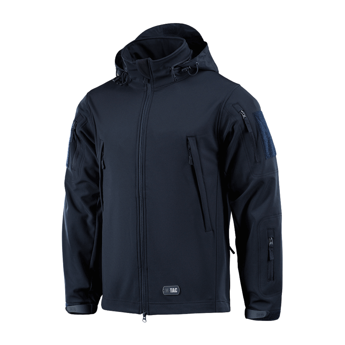 M-Tac Soft Shell Jakke med polyuretan-membran og fleece-lag, beskytter mod vind og vejr, letvægtsdesign i sort farve