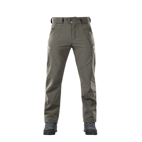 M-Tac Bukser Soft Shell Vinter, varme og åndbare bukser med fleecefor, ideelle til efterår og vinter, høj komfort og beskyttelse mod vind.