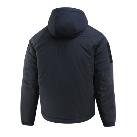 M-Tac Alpha Gen.III Pro Vinterjakke i mørkeblå, set bagfra. Ideel til ekstreme forhold, komfort ned til -20°C, innovativt østrigsk G-Loft fyld.