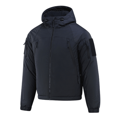 M-Tac Alpha Gen.III Pro Vinterjakke i sort, ideel til ekstremt vejr, vandafvisende nylon og G-Loft isolering, komfort ned til -20°C.