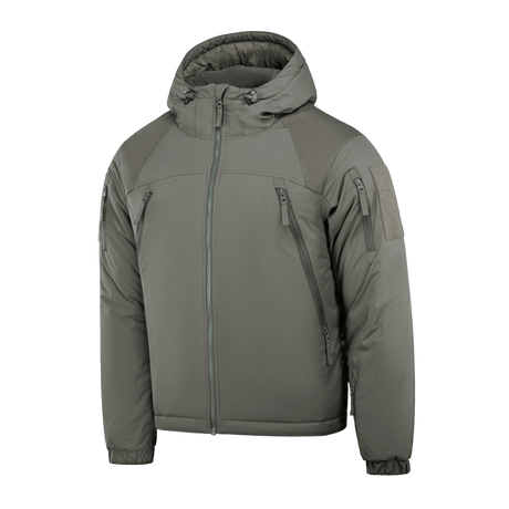 M-Tac Alpha Gen.III Pro Vinterjakke i grå, komfortabel og holdbar jakke til ekstreme forhold med G-Loft isolering og vandafvisende nylon.