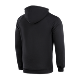 M-Tac Hættetrøje Cotton Raglan i sort med løse raglanærmer og hætte, perfekt til både hverdagsbrug og aktiv livsstil.