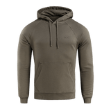 M-Tac Hættetrøje Cotton Raglan i armygrøn med raglanærmer og kængurulomme