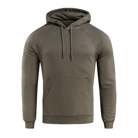 M-Tac Hættetrøje Cotton Raglan i armygrøn med raglanærmer og kængurulomme