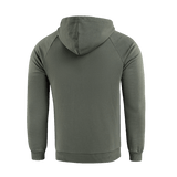 M-Tac Hættetrøje Cotton Raglan set bagfra, viser raglanærmer og hætte, perfekt til hverdagsbrug og aktiv livsstil.