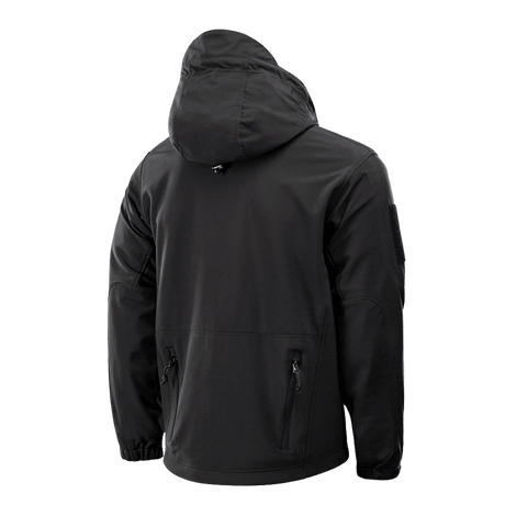 M-Tac Soft Shell Jakke med Liner set bagfra med aftagelig foer