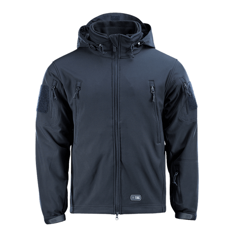 M-Tac Soft Shell Jakke med Liner med aftagelig fleeceliner og lynlås, beskytter mod dårligt vejr, letvægtsdesign.